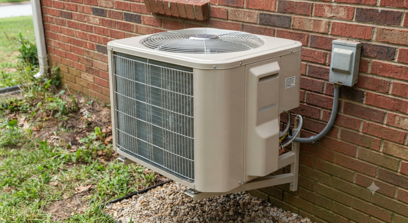 AC unit after professional cleaning
